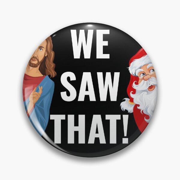 Item preview, Jesus And Santa We Saw That designed and sold by Maria Garcia.