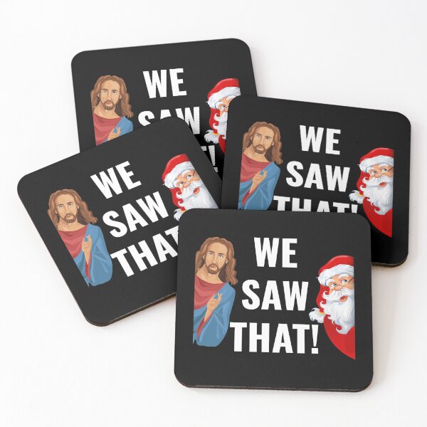 Item preview, Jesus And Santa We Saw That designed and sold by Maria Garcia.