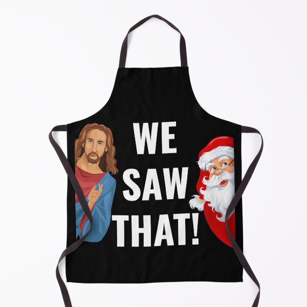 Item preview, Jesus And Santa We Saw That designed and sold by Maria Garcia.