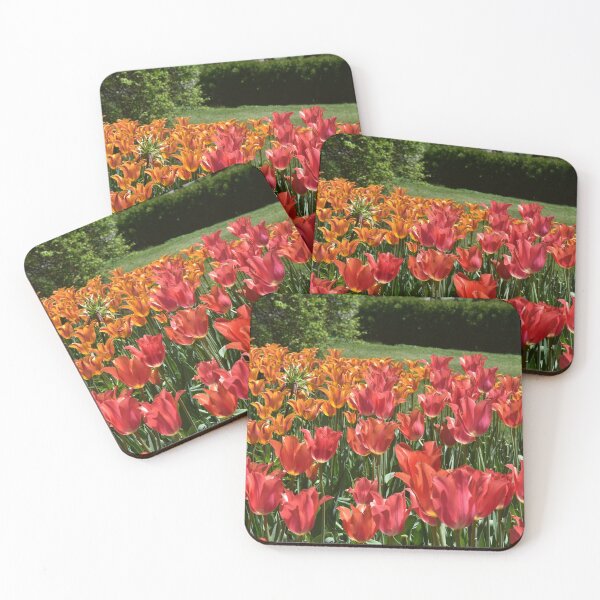 Item preview, Red and Orange Field of Tulips designed and sold by SusanneFerrante.
