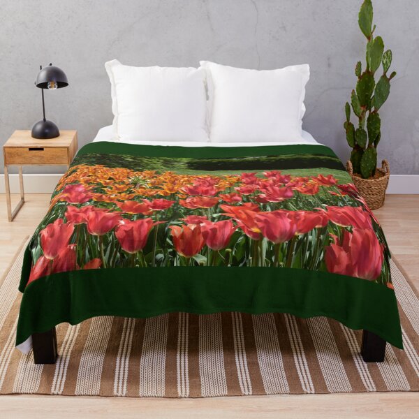 Item preview, Red and Orange Field of Tulips designed and sold by SusanneFerrante.