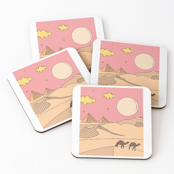 Item preview, Retro Pyramid Desert Sun designed and sold by flofin.