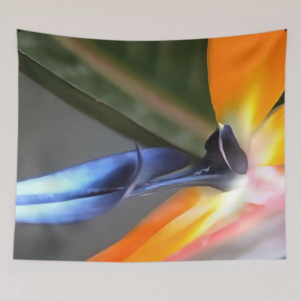 Item preview, Abstract Painting Close Up Of Strelitzia Flower designed and sold by taiche.