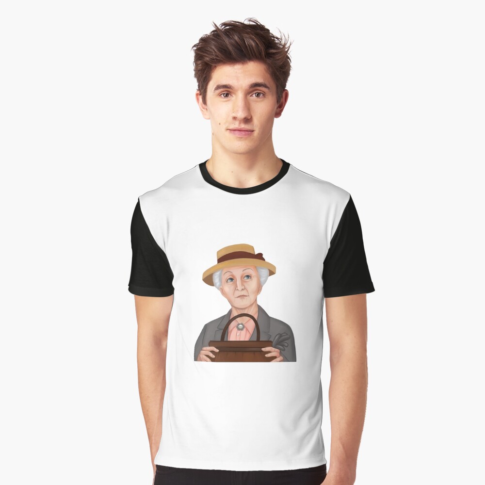 Miss Marple Cozy Mystery Amateur Sleuth Graphic T-Shirt