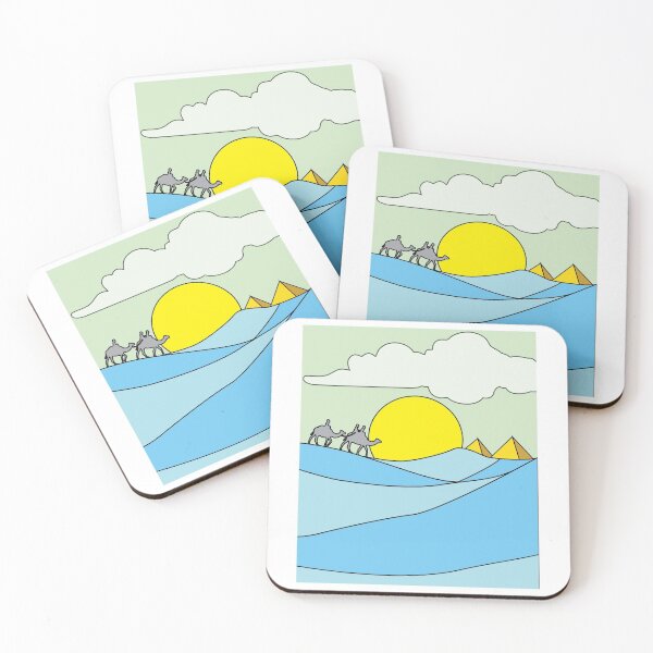 Item preview, Retro Pyramid Desert Sun designed and sold by flofin.