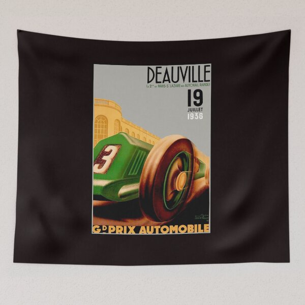 Aperçu de l'œuvre DEAUVILLE GRAND PRIX: Vintage 1936 Auto Racing Publicité Imprimer créée et vendue par posterbobs.