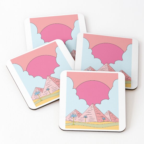 Item preview, Retro Pyramid Desert Sun designed and sold by flofin.