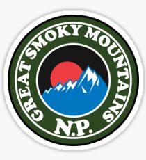 Pegatina GRAN PARQUE NACIONAL DE LAS MONTAÑAS AHUMADAS TENNESSEE NORTH CAROLINA