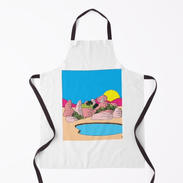 Item preview, Retro Lake In The Desert Sun designed and sold by flofin.