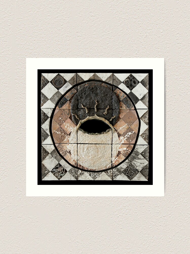 Alternate view of Hatha: union of sun moon Art Print