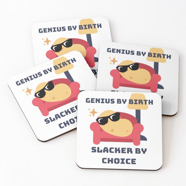 Item preview, Genius by Birth, Slacker by Choice designed and sold by mo-designz.