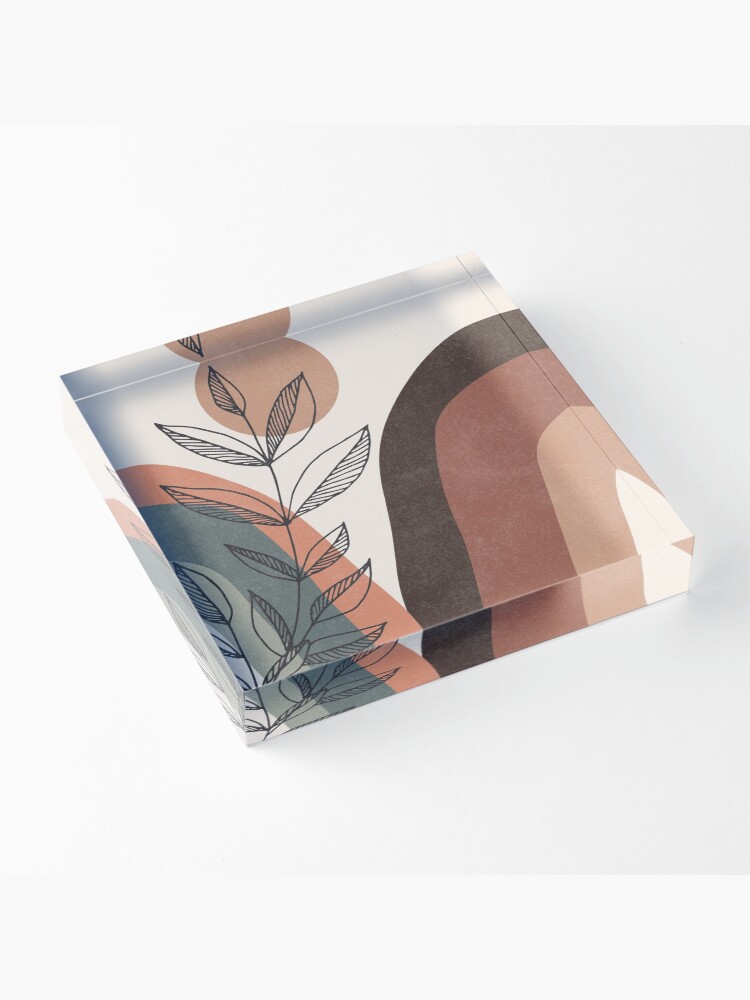 Alternate view of boho Acrylic Block