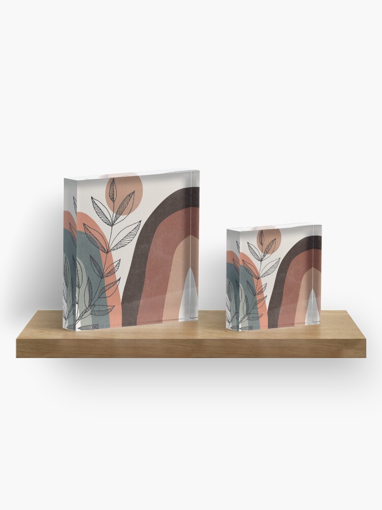 Alternate view of boho Acrylic Block