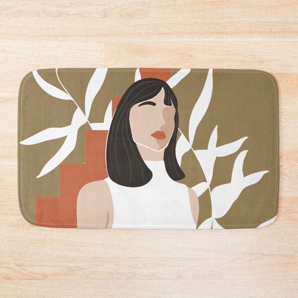 Item preview, Contemporary boho collage with abstract woman portrait. Mid Century graphic portrait. designed and sold by CoCoArt-Ua.