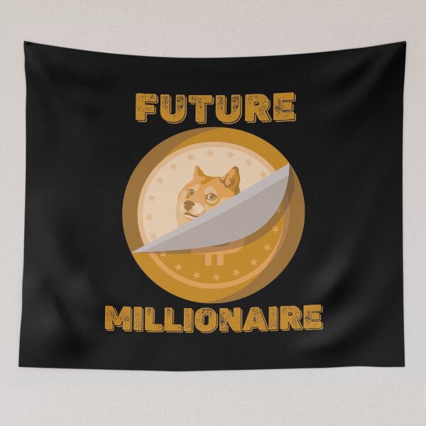 Item preview, Dogecoin Future Millionaire designed and sold by Hoiho Adventure Shirts.