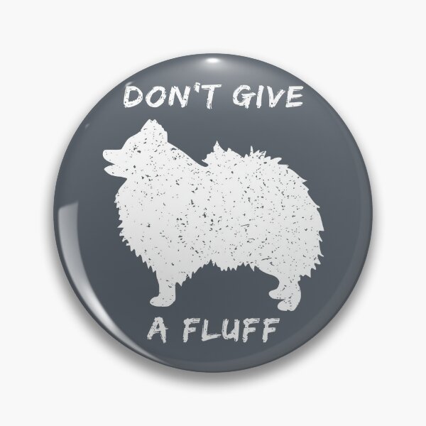 Item preview, Don't Give A Fluff Pomeranian Silhouette designed and sold by JoBella-Designs.