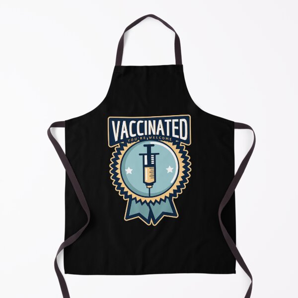 Item preview, Vaccinated You're Welcome Badge designed and sold by LittleFlairTee.