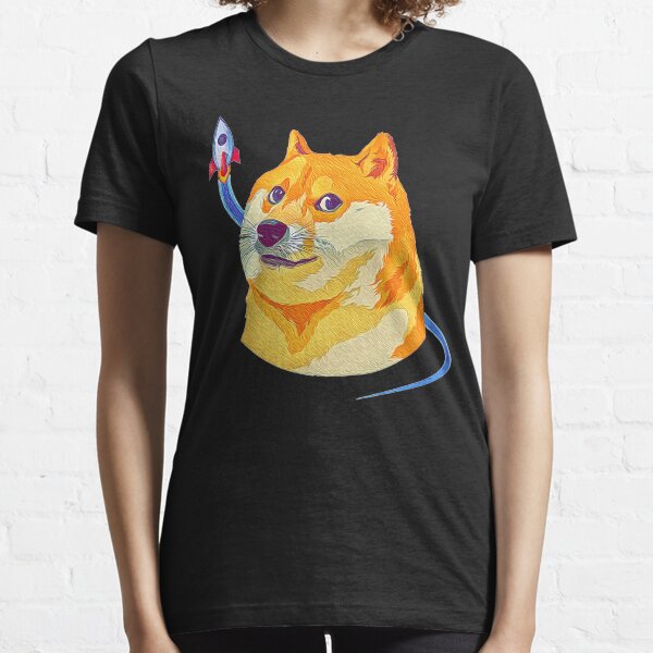 Dogecoin To The Moon Essential T-Shirt