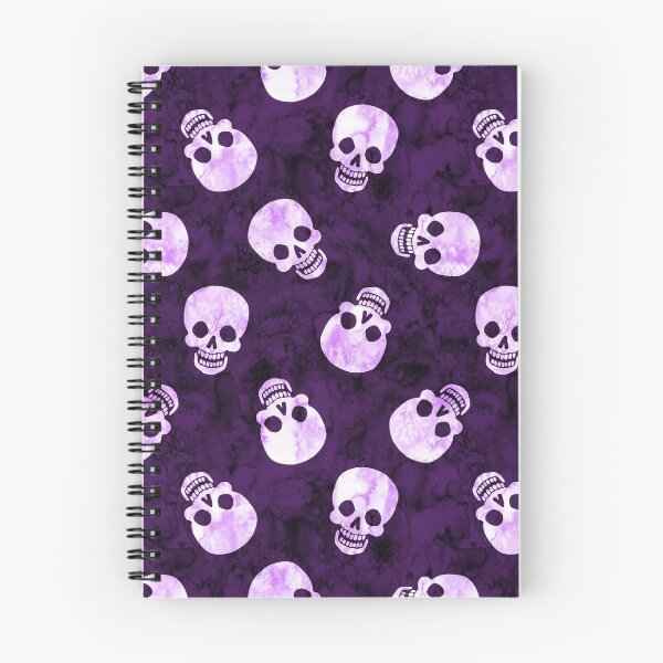 Item preview, Happy Skull Scatter Purple designed and sold by Paisley Yazel.
