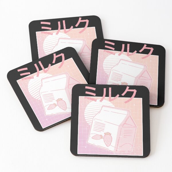 Item preview, Vaporwave Strawberry Milk designed and sold by Hoiho Adventure Shirts.
