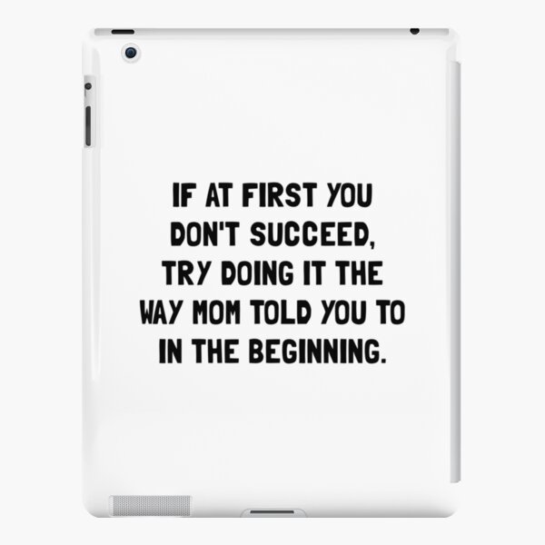 Succeed Mom iPad Snap Case