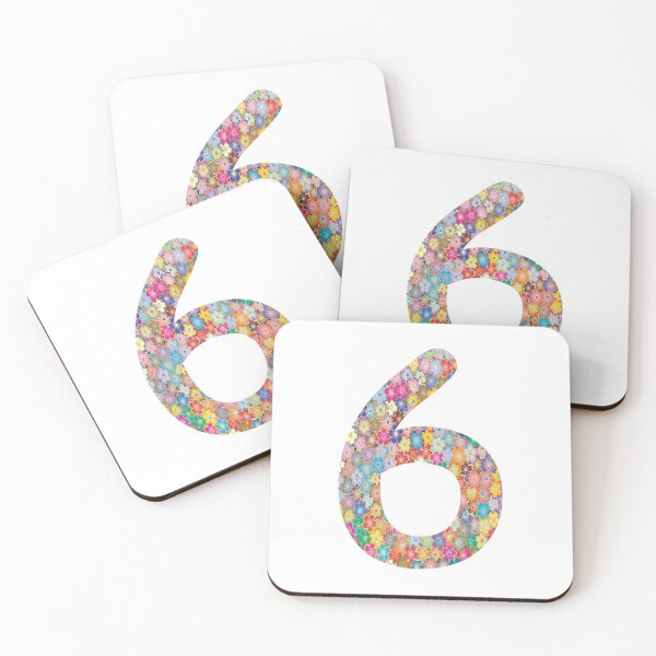 Artikelvorschau, Nummer 6 bunte Blumen lustiges sechs Geschenk entworfen und verkauft von Shariss.