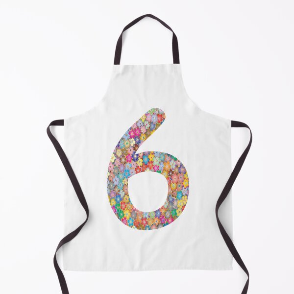 Item preview, Number 6 Colorful Flowers Funny Six Gift designed and sold by Shariss.