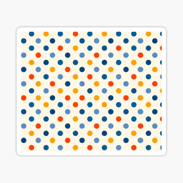 Vista previa del artículo con la obra «Patrón puntos de colores», diseñado y vendido por GlowInk8.