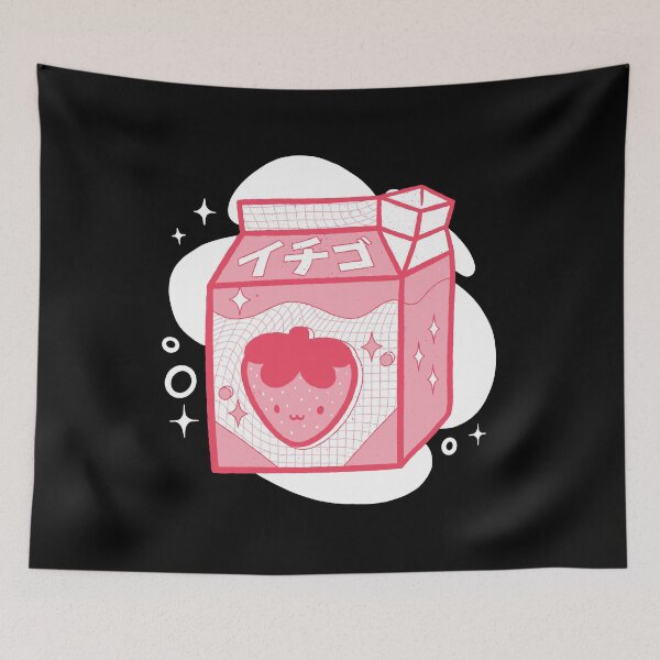 Item preview, Kawaii Strawberry Milk designed and sold by Hoiho Adventure Shirts.