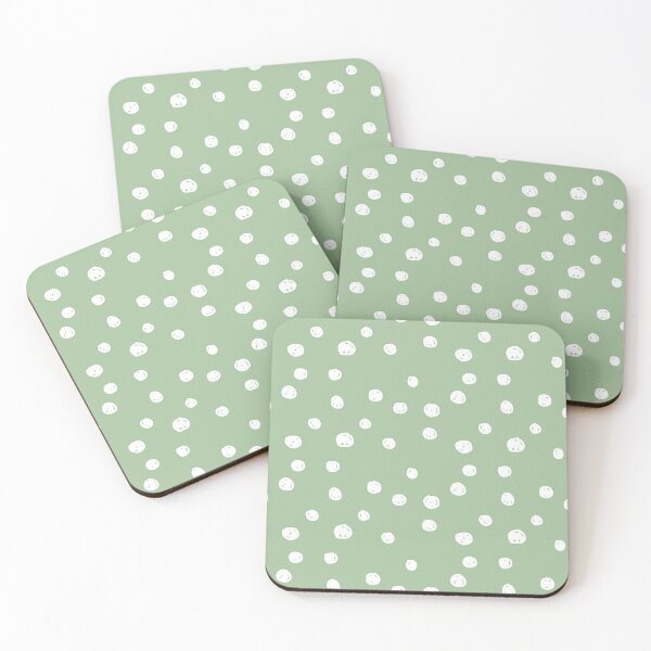 Item preview, Fern Green and White Polka Dots - Classic Print for a Reason designed and sold by cgroenewald.