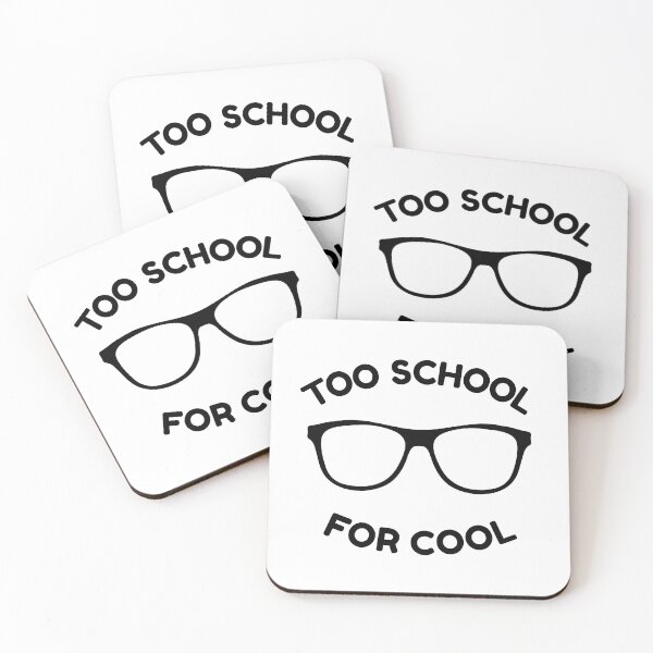 Item preview, Too School For Cool (Black) designed and sold by STUDIO-72.