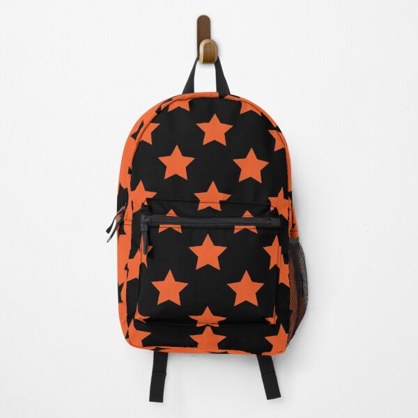 Item preview, Black & Orange Crazy Stars designed and sold by OddPop.