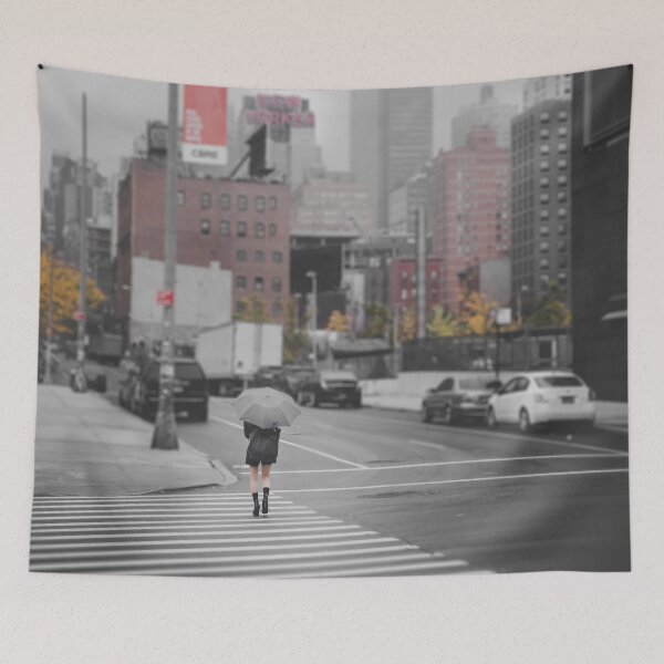 Item preview, New Yorker - Umbrella Crosswalk designed and sold by ErikBPhoto.