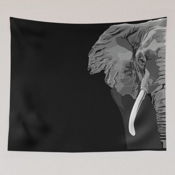 Item preview, Elephant artwork, digitally drawn designed and sold by boec gear.