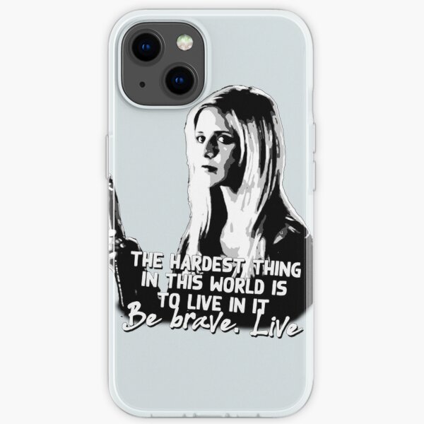 Buffy la cazavampiros show de TV Cubierta Estuche de teléfono negro se adapta iPhone