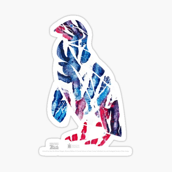 Animal Abstracts - African Penguin Sticker
