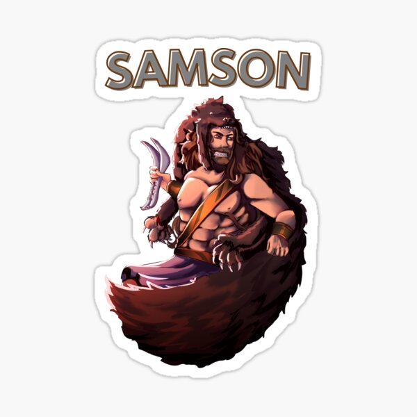 Samson Tiny Sunday School Stickers