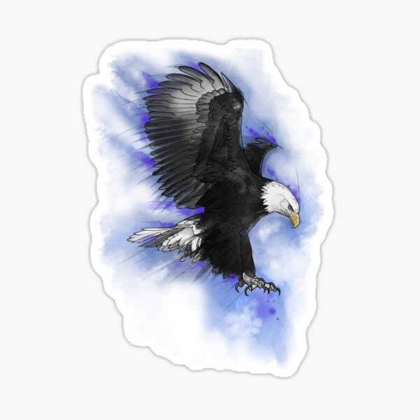 aigle américain Sticker
