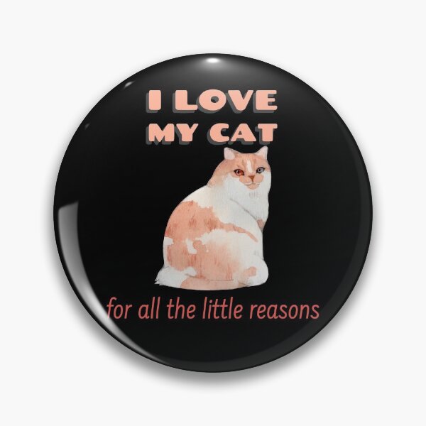 Item preview, I love my cat for all the little reasons Cat lover cute T-Shirt designed and sold by colortrends.