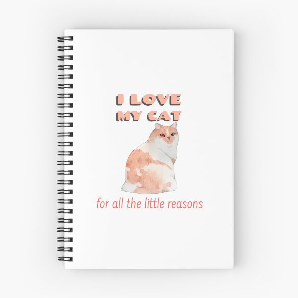 Item preview, I love my cat for all the little reasons Cat lover cute T-Shirt designed and sold by colortrends.