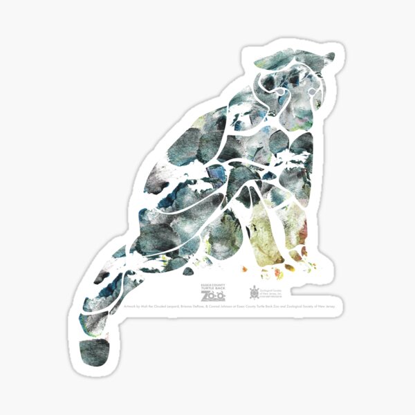 Animal Abstracts - Clouded Leopard Sticker