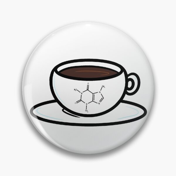 Item preview, Molekule de cafeína designed and sold by Veronika Fuchsová.