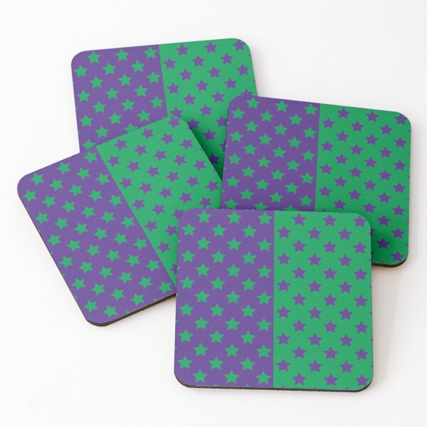 Item preview, Purple & Green Crazy Stars designed and sold by OddPop.