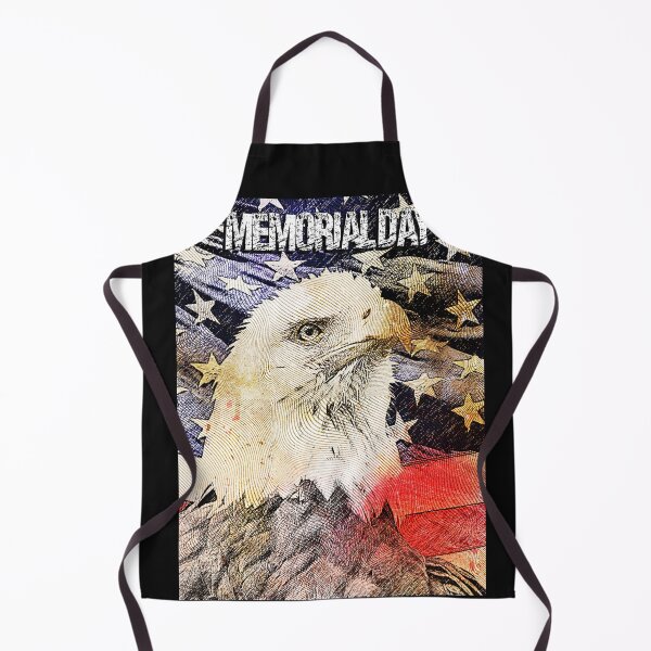 Item preview,  Memory Day Series - White Eagle and USA Flag designed and sold by GrafiKrama.