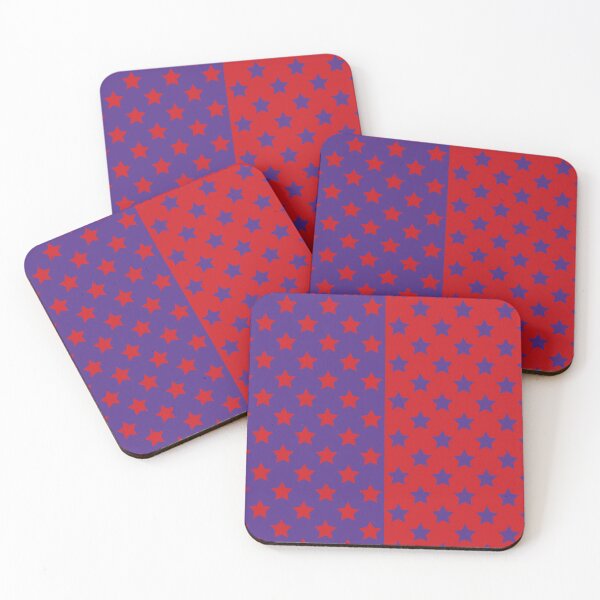 Item preview, Purple & Red Crazy Stars designed and sold by OddPop.