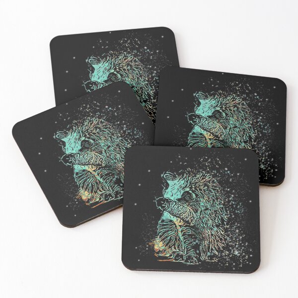 Item preview, Grooming Cat - Fraying colour burst ink splash designed and sold by PrintInks.