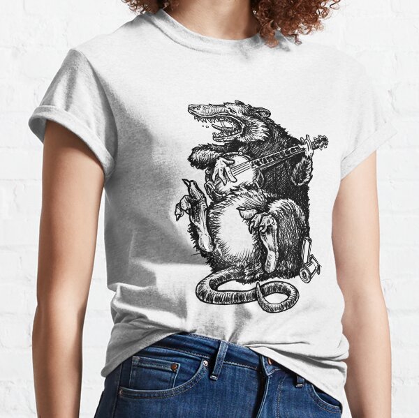 possum playing banjo shirt