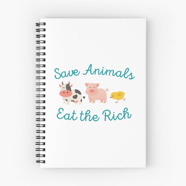 Item preview, Save Animals Eat the Rich designed and sold by CS Cairo.
