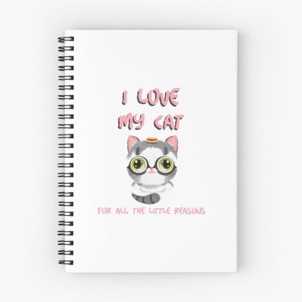 Item preview,  I love my cat for all the little reasons Cat lover cute T-Shirt designed and sold by colortrends.