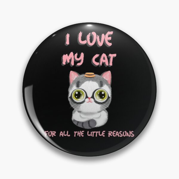 Item preview,  I love my cat for all the little reasons Cat lover cute T-Shirt designed and sold by colortrends.